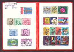 ANNEE COMPLETE 1971 - OBLITERATIONS PLEINES 1er JOUR - ERSTTAG VOLL STEMPELN - COTE: 138.- - Used Stamps