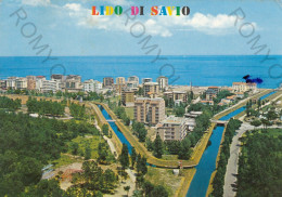 CARTOLINA  C10 LIDO DI SAVIO,RAVENNA,EMILIA ROMAGNA-PANORAMA-MARE,SOLE,ESTATE,VACANZA,BARCHE A VELA,VIAGGIATA 1972 - Ravenna