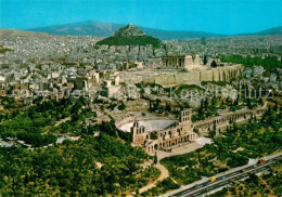 73327709 Athen Griechenland Akropolis Collina Licabetto Fliegeraufnahme Athen Gr - Grèce