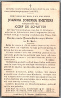 Bidprentje Pulderbos - Smeyers Joanna Josepha (1884-1943) - Imágenes Religiosas