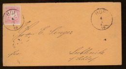 Allemagne Bavière Bayern Lettre Brief Cover Cachet 1870 HOF - Lettres & Documents