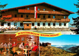 73327173 Thierbach Wildschoenau Gasthof Schatzbergalm Gaststube Panorama Thierba - Altri & Non Classificati