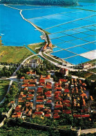 73326545 Ston Dubrovnik Cuveni Bedemi I Solande Fliegeraufnahme Ston Dubrovnik - Croazia