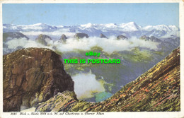 R621714 1215. Blick V. Santis Auf Churfirsten U. Glarner Alpen. Hans Gross. 1929 - Mondo