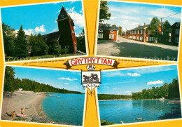 73326534 Grythyttan Schweden Kirche Ortsmotiv Badestrand Grythyttan Schweden - Svezia