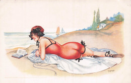 HEROUARD NONCHALANCE  FEMME BAIGNEUSE EN MAILLOT DE BAIN - Sonstige & Ohne Zuordnung