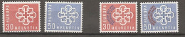 Schweiz , MNH / ** 1959 Cept   Zum:  347-350     (ch123) - Nuevos