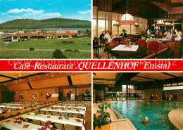 73326443 Sand Emstal Cafe Restaurant Quellenhof Gastraum Speisesaal Hallenbad Sa - Other & Unclassified