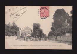 CPA - 91 - Soisy-sous-Etiolles - Entrée Du Boulevard De Soisy Aux Donjons - Animée - Circulée En 1906 - Autres & Non Classés