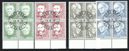 1978 Famous People 4block Used/gest.  (ch170) - Usados