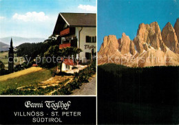 73326125 Villnoess Garni Hotel Toeglhof Dolomiten Villnoess - Sonstige & Ohne Zuordnung