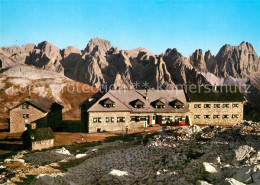 73326033 Schlernhaeuser Gegen Den Rosengarten Dolomiten Schlernhaeuser - Sonstige & Ohne Zuordnung