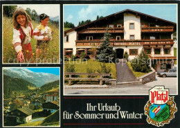 73326023 Auffach Gasthof Pension Platzl Kinder Bergwiese Panorama Wappen Auffach - Altri & Non Classificati