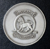Belle Médaille "Peugeot 1882-1982 / Le Grand Bi 1882" Usines Automobiles Peugeot - Professionnels / De Société