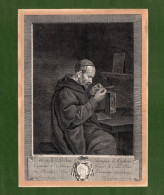 ST-FR NOSTRADAMUS Michel De Nostredame - Dom Boniface D'Anethan Par C. Von Mechel - Estampes & Gravures