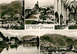 73325093 St Veit Pongau Panorama Kirche Inneres Pendelsee St Veit Pongau - Autres & Non Classés