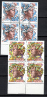 1986  Cept 4block  Used/gest  (ch089) - Used Stamps