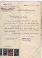1929. KINGDOM OF SHS,SLOVENIA,LJUBLJANA,MEDIC-ZANKL,CHEMICAL FACTORY,COMPLAINT TO STATE COUNCIL,4 STATE REVENUE STAMPS - Other & Unclassified