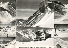 73325056 Serfaus Tirol Koelnerhaus Berghaus Winterpanorama Alpen Serfaus Tirol - Altri & Non Classificati