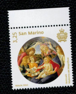 San Marino 2023 Natale Christmas Noel Weihnachten 1v Complete Set ** MNH - Unused Stamps