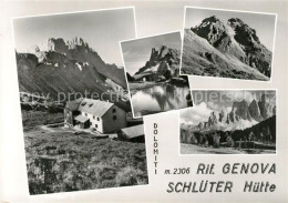 73324949 Schlueterhuette Berghaus Bergsee Dolomiten Schlueterhuette - Autres & Non Classés