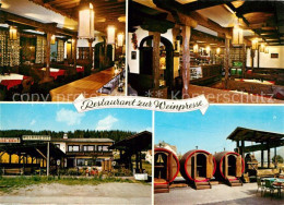 73324922 Villach Kaernten Restaurant Zur Weinpresse Gastraeume Faesser Villach K - Andere & Zonder Classificatie