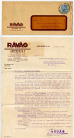 Germany 1931 Cover & Letter; Leipzig - RAVAG, Rauchwaren-Versteigerungs To Schiplage; 4pf. Hindenburg - Cartas & Documentos