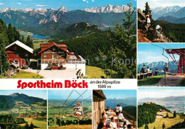 73324517 Nesselwang Sportheim Boeck Panorama Sessellift Terrasse Nesselwang - Other & Unclassified