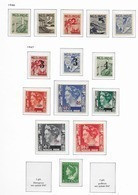 1946-47 MNH Nederlands Indië NVPH 317-330 Postfris - Indie Olandesi