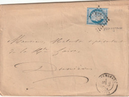 Lettre De Yssingeaux à Dunières LSC - 1849-1876: Classic Period