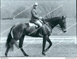 Bl9 Foto Originale Raimondo D'inzeo Ufficiale Carabinieri Campione Olimpico - Autres & Non Classés