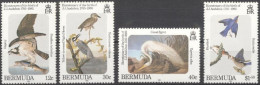 Bermuda 1985, Birds, Osprey, Bluebird, 4val - Bermudas