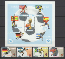 Grenada 1981 Football Soccer World Cup Set Of 4 + S/s MNH - 1982 – Spain