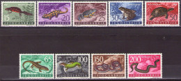 Yugoslavia 1962 - Animals (Fauna) - Reptiles - Mi 1007-1015 - MNH**VF - Ongebruikt