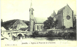 (465) Jemelle   Eglise Et Pont De La L'Homme - Rochefort