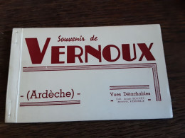 07 Carnet De 10 Cartes Postales De Vernoux - Vernoux