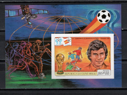 Guinea - Bissau 1981 Football Soccer World Cup, Space S/s Imperf. MNH -scarce- - 1982 – Espagne