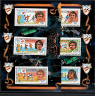 Guinea - Bissau 1981 Football Soccer World Cup, Space Set Of 6 S/s MNH -scarce- - 1982 – Spain