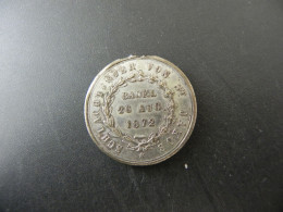 Medaille Medal - Schweiz Suisse Switzerland - Schlachtfeier Von St. Jakob Zu Basel 1872 - Otros & Sin Clasificación