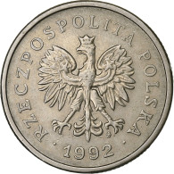 Pologne, Zloty, 1992, Warsaw, Cupro-nickel, SUP, KM:282 - Polonia