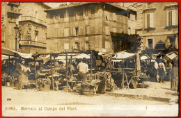 CPA Cartolina Postale ITALIA - ROMA - Mercato Al Campo Dei Fiori ** Marché Market - Autres & Non Classés