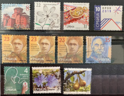 SERBIA 2006-2020 Definitives & Compulsory Surtax Stamps - Postally Used MICHEL # 152,273,430,549,649,886,Z91,980,926II - Servië