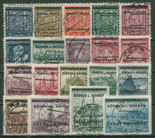 Böhmen Und Mähren 1939 Marken Mit Aufdruck 1/19 Gestempelt Signiert - Used Stamps