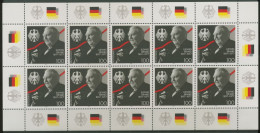 Bund 1997 100. Geburtstag Ludwig Ehrhard Kleinbogen 1904 K Postfrisch (C15208) - Autres & Non Classés