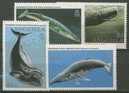 Anguilla 1995 Gefährdete Tiere: Wale 953/56 Postfrisch - Anguilla (1968-...)