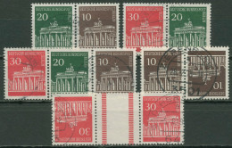 Berlin Zusammendrucke 1966 Brandenburger Tor W 41/KZ 3a TOP-Stempel - Se-Tenant