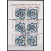 Portugal 1984 500 Jahre Azulejos Kleinbogen 1625 K Gestempelt (C91246) - Blokken & Velletjes