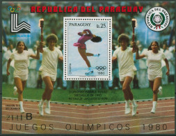 Paraguay 1979 Olympia Lake Placid Eiskunstlauf Block 338 Postfrisch (C94688) - Paraguay