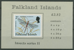 Falkland-Inseln 1984 Spinnen Und Insekten 393, 399/01 MH Postfrisch (C29174) - Falkland Islands