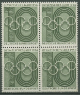 Bund 1956 Olympisches Jahr 231 4er-Block Postfrisch - Nuovi